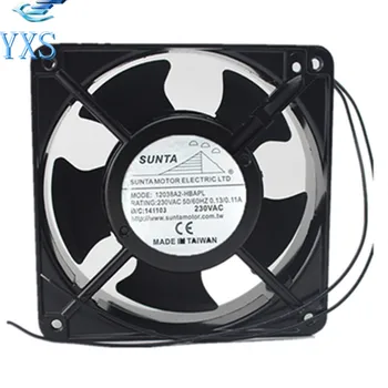 

12038A2-HBAPL AC 230V 0.13A/0.11A 50/60HZ 2 Wires 18W 2700RPM 12038 12cm 120*120*38mm 2 Wires Inverter Cooling Fan