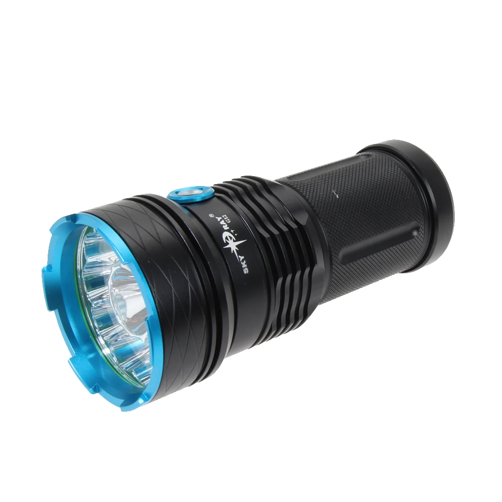 

Alumium Alloy  Super Bright 30000LM 12 XM-L T6 LED Flashlight Torch Outdoor Tactical Camping Lights Blinding Effect BHU2