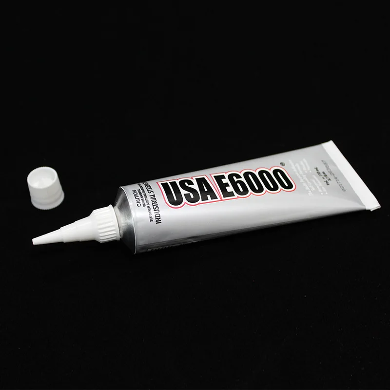 1pcs Industrial Strength Adhesive, USA E6000 Clear Liquid Glue for Leather Plastic Acrylic Metal Stick Drill Phone Jewelry Craft