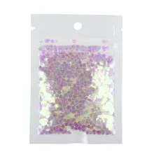 1PC 10g 2016 New Pink Hexagon Holographic Powder Nail Glitter Dust Slices Nail Art Decorations Beauty