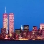 Evening Lower Manhattan New York NY Poster Print (36 x 12)