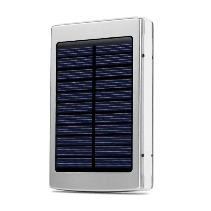 Li батарея 6 Солнечная 2 USB 5 V общая 1 зарядное устройство мощность Вт часов 5 В 5 7500 мАч Полимер о портативном банке 5 1A 18650 Dual 5 V