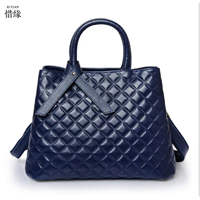 

XIYUAN BRAND casual tote ladies women handbag genuine leather shoulder bag female 2017 woman handbags for girl gifts blue pink