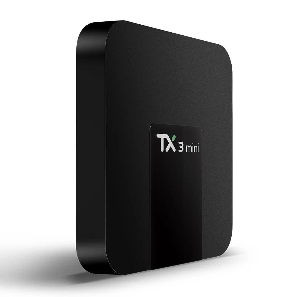 Смарт-ТВ коробка TX3 мини ТВ коробка Android 7,1 ТВ BOX Amlogic S905W 4 ядра H.265 Мини ПК, 2 Гб оперативной памяти, 16 Гб встроенной памяти, Dlna Wi-Fi LAN HD медиа-плеер