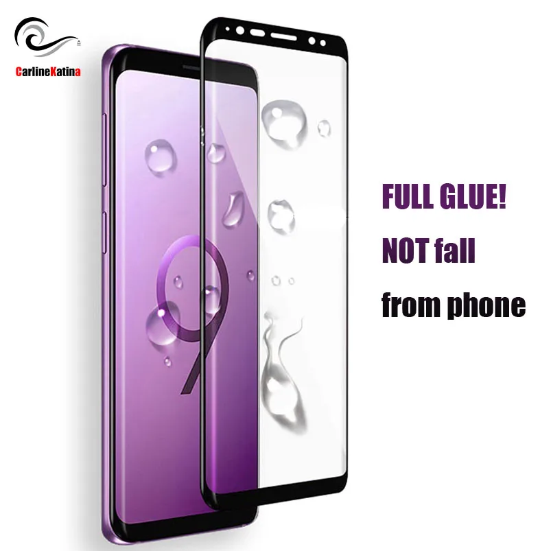 

FULL GLUE Cover Tempered Glass For Samsung galaxy s10 E S6 S7 Edge S8 S9 Plus Note 9 8 Screen Protector Film 3D 6D 10D Case