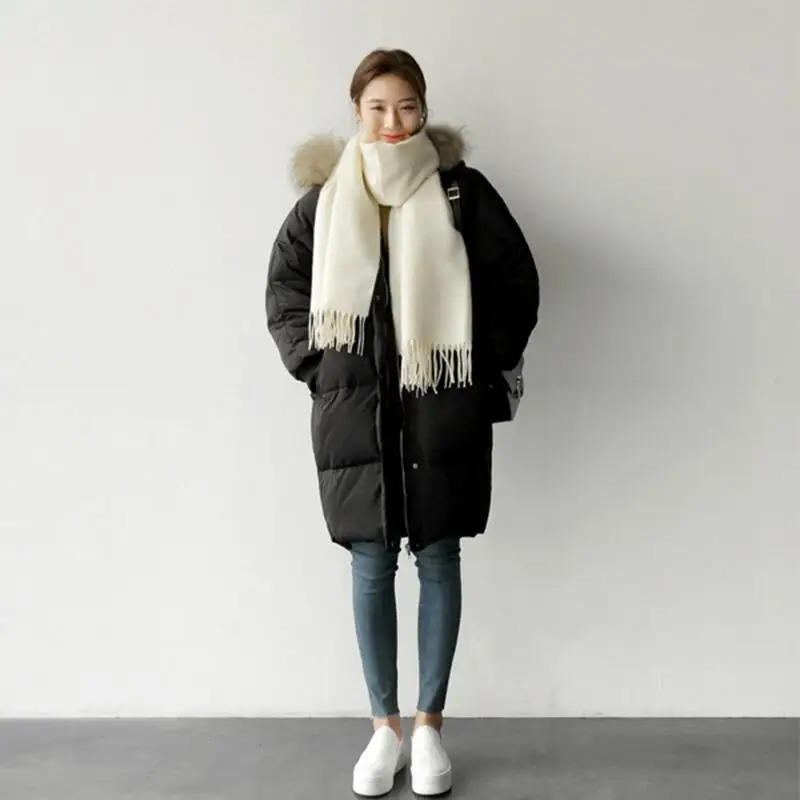 Casacos женское Inverno зимние куртки Toyouth ультра легкий пуховик однобортный Женская