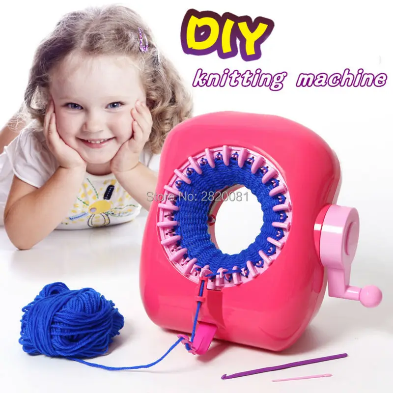 DIY Knitting machine Circular&plain knit manual wool hat scarf sweater for childrensmart knitter loom educational toy best gift DIY Knitting machine Circular&plain knit manual wool hat scarf sweater for childrensmart knitter loom educational toy best gift