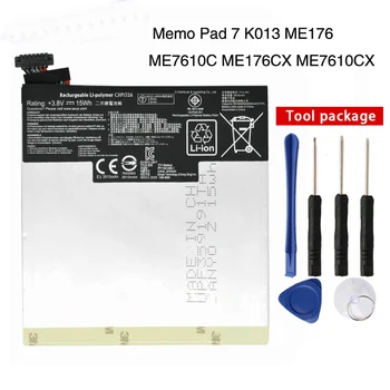 

Original High Capacity C11P1326 Battery For for ASUS MeMo pad 7 K013 ME176 ME7610C ME7610CX ME176C ME176CX 3910mAh