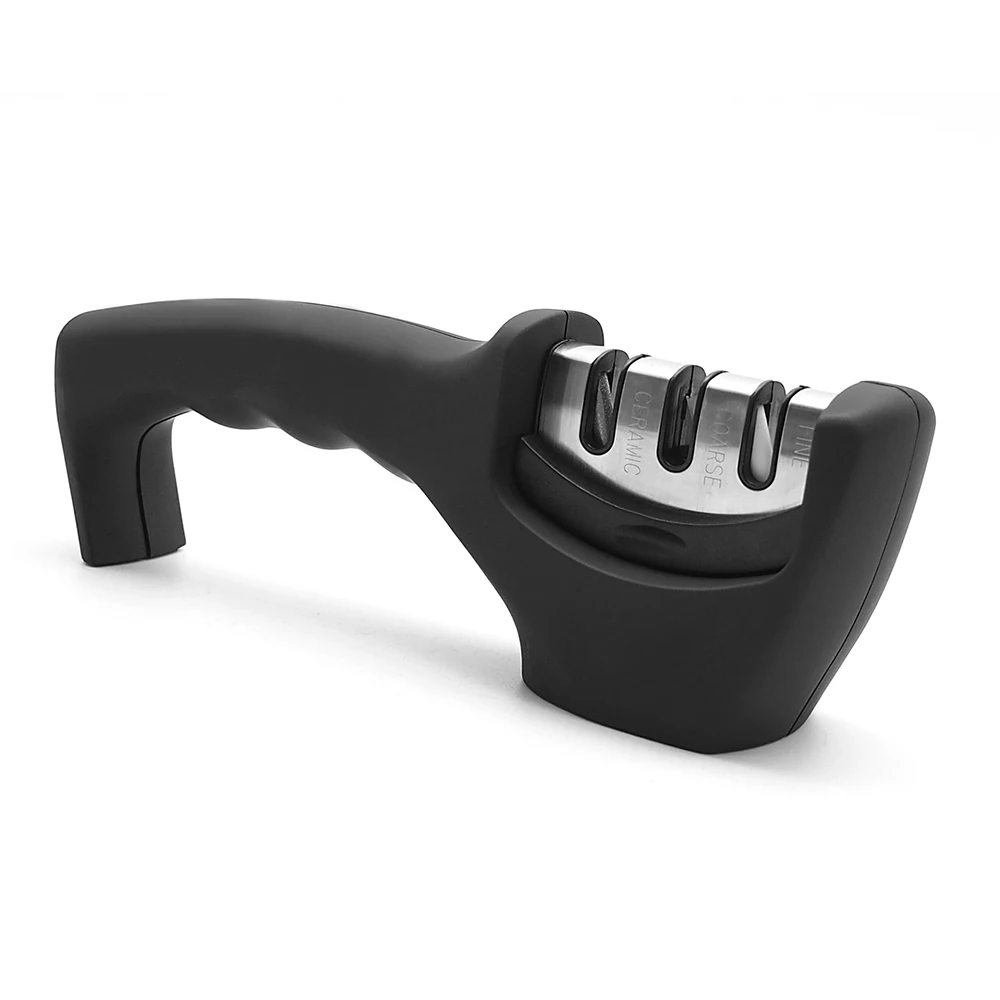 

New Design Diamond Stainless Steel 3 Stages Professional Knife Sharpener for Stainless Steel Knife and Ceramic Knife