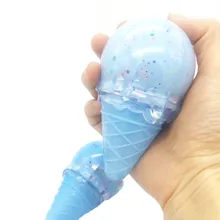 Красочные Хлюпать слизь пушистая Пена Мягкий душистый смешивания облако мороженое осадка cветлый Mud Веселая глина игрушки для детей взрослых AP12f