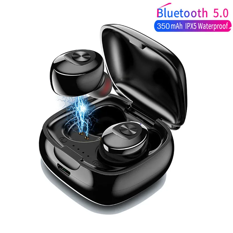 XG12 TWS Мини Bluetooth 5,0 наушники стерео бас наушники портативные беспроводные наушники с зарядной коробкой для huawei iPhone samsung