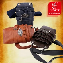 High Quality PU Leather Barber Hair Scissor Bag Salon Hairdressing Holster Pouch Case Hair Styling Tools high quality pu leather barber hair scissors pet scissors bag salon hairdressing holster pouch case hair styling tools