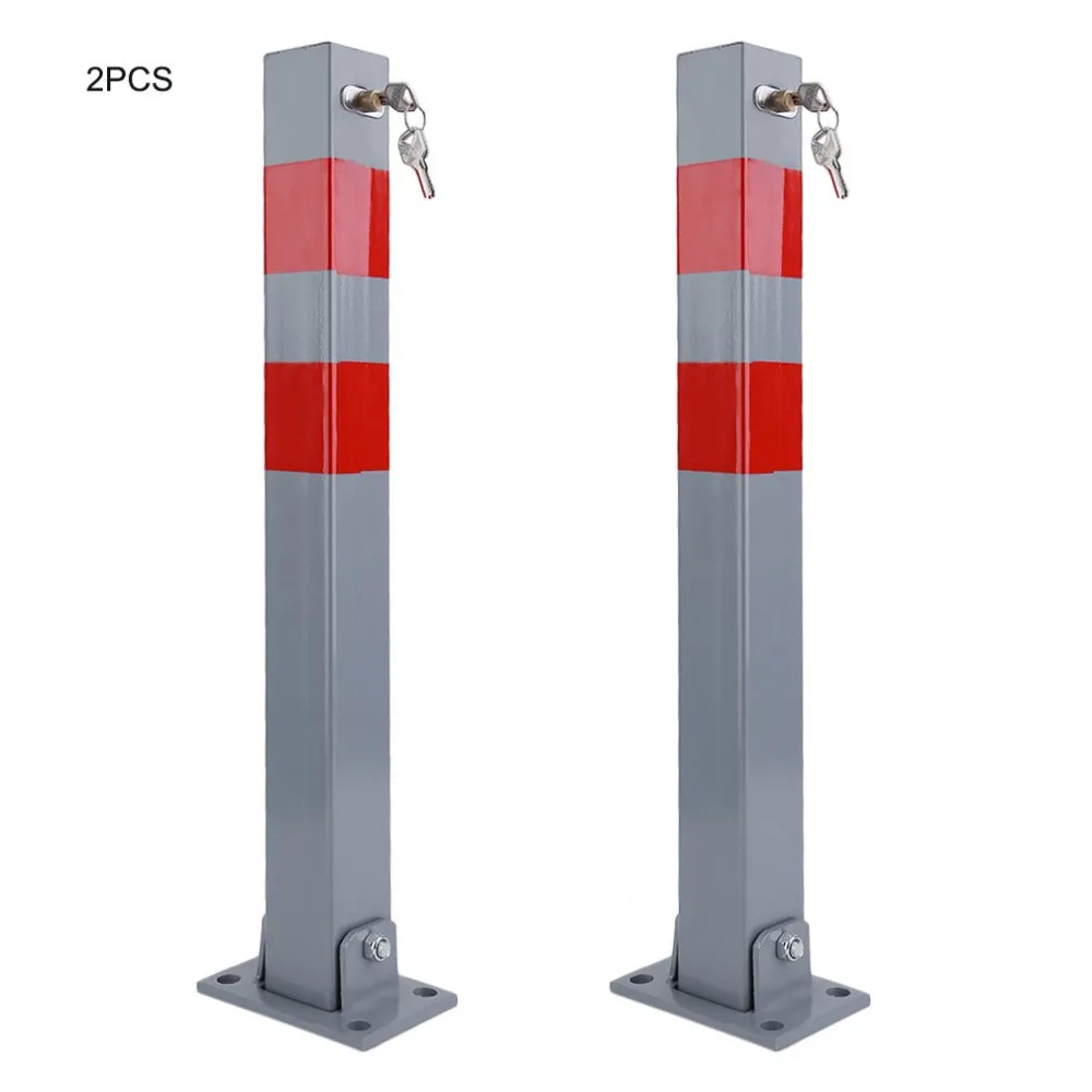 

Square Upright Column Pillar Crutch Lock Traffic Car Parking Lock Round Auto Anti Theft Guardrail Guar Bar Crash Barrier