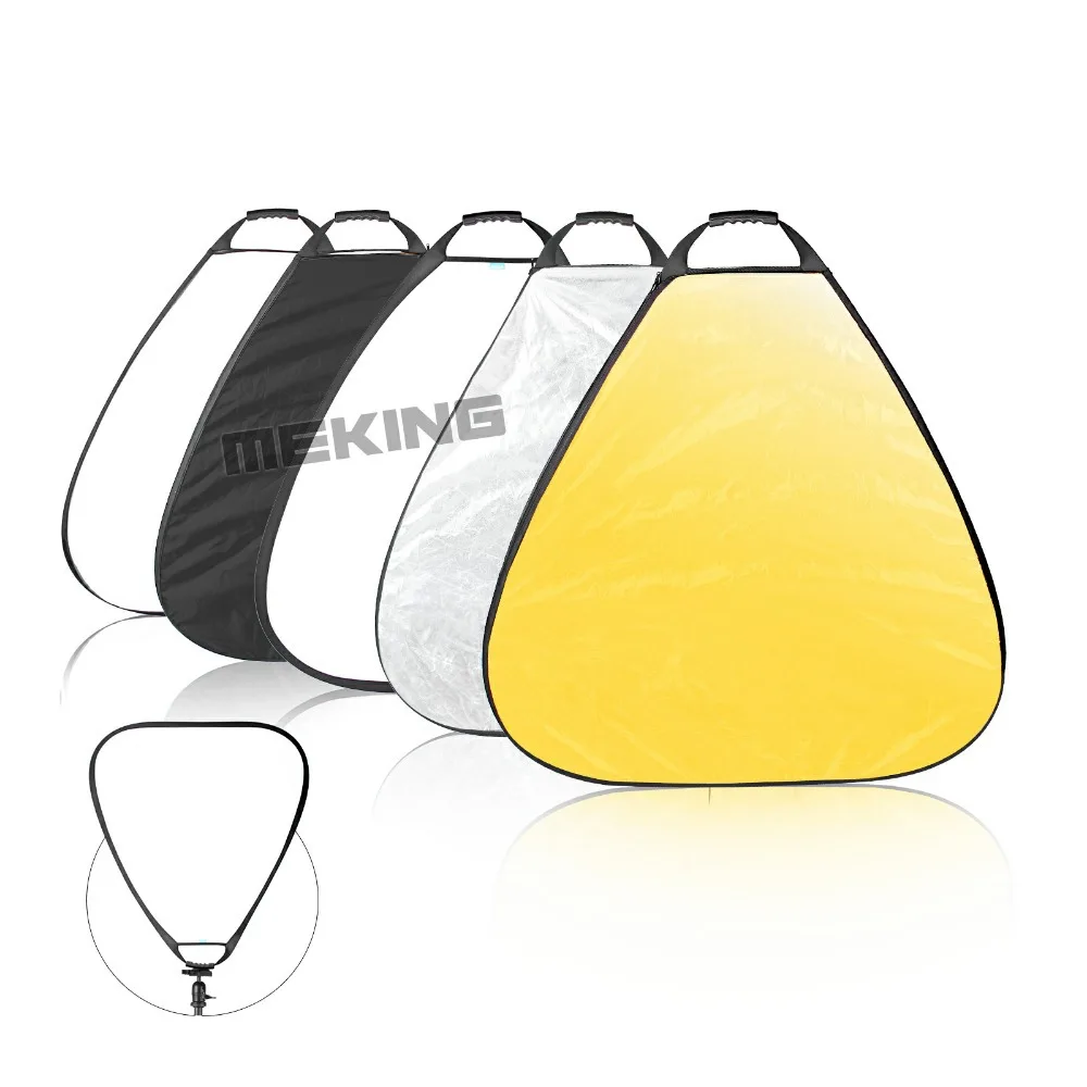 

Selens 5in1 Portable Reflector 100cm/39.4inch 5 color Triangle photography collapsible diffuser Photo Studio Accessories