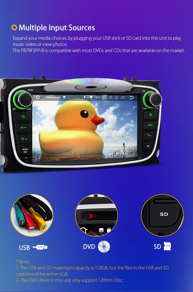 Cheap XTRONS 7" Android 8.0 Octa Core Car DVD Player Radio GPS USB Navigation for Ford Focus II Mondeo S-Max C-Max Galaxy II Kuga 2011 15
