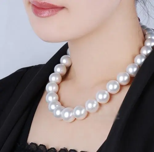 

80%OFF 12-14-15mm 16/18inch AAA Akoya White Pearl Strand Necklace Handmade