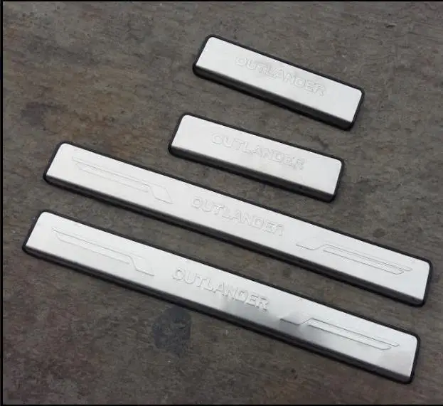 

ACCESSORIES FIT FOR 2007 2008 2009 2010 2011 2012 MITSUBISHI OUTLANDER STAINLESS DOOR SILL PLATE TRIM SCUFF PANEL PROTECTOR STEP
