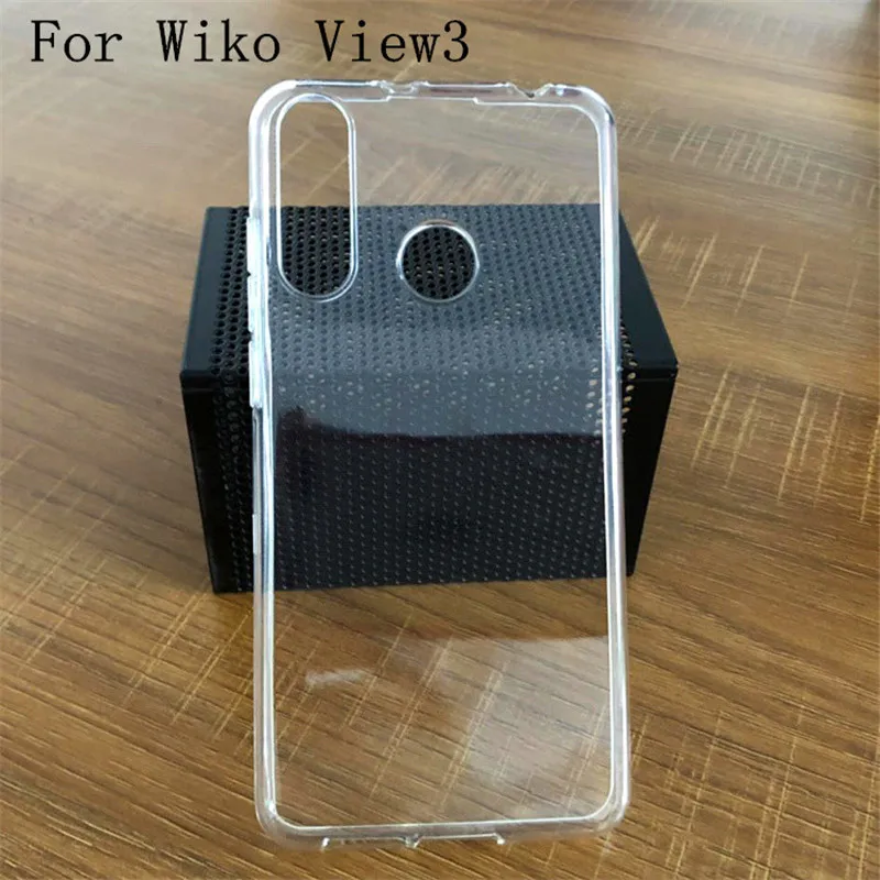 Роскошный мягкий силиконовый чехол для телефона, чехол для Wiko View 3 Pro, задняя крышка для Wiko View 3 Lite Coque Fundas Capa для View 3 - Цвет: Clear
