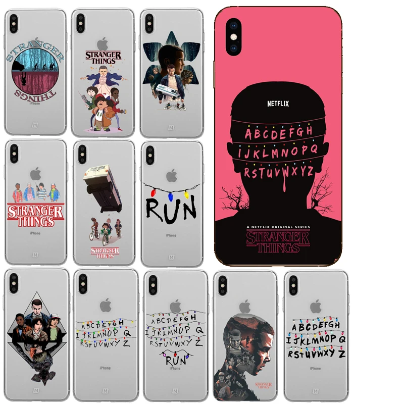 

Stranger Things Christmas Lights Case For iphone 11 11Pro XS MAX 7 6S 8 Plus XR 5S Soft TPU Phone Cases Back Cover Fundas Capa