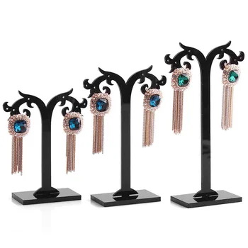 

Plastic Earring Ear Stud Jewelry Display Stand Storage Hanger Holder Show Rack Gift