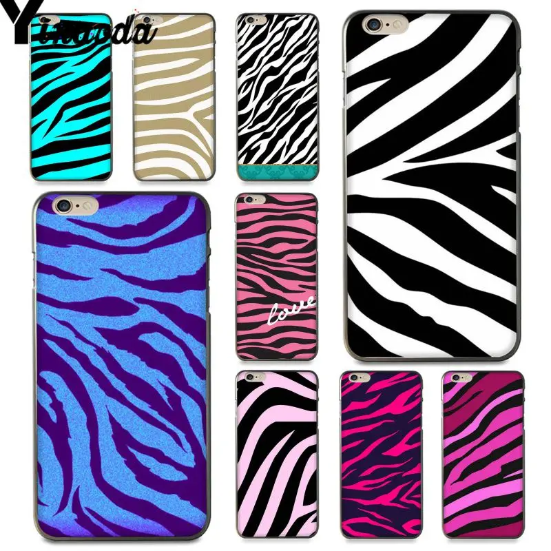 

Yinuoda For iphone 7 6 X Case White Black pink Gold Zebra Advantageous Phone Case for iPhone 6S 7 8 Plus 5S XS XR XSMAX