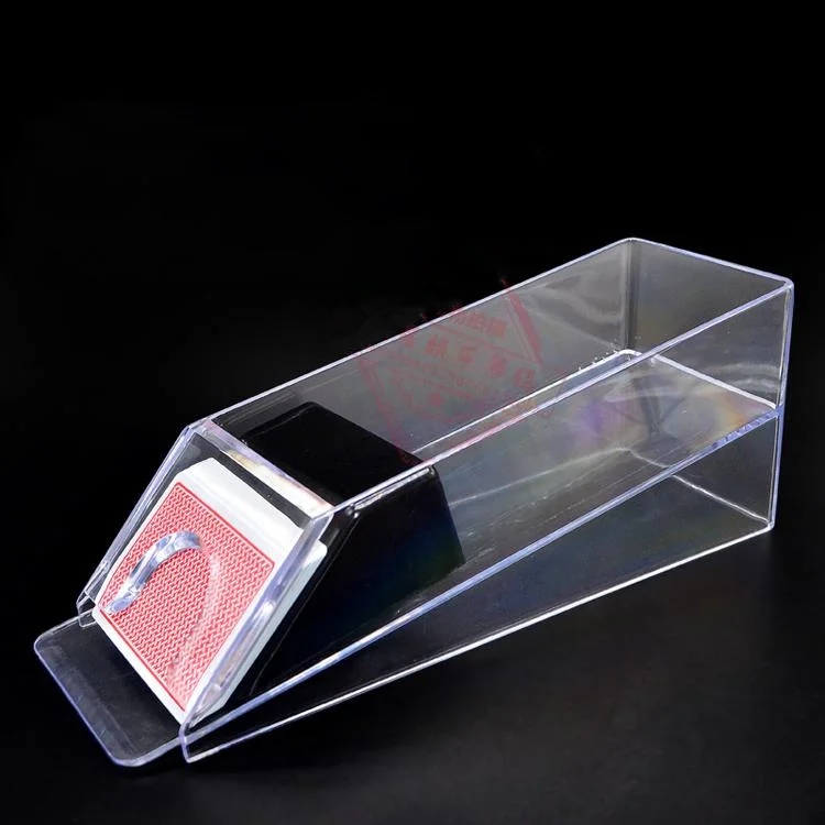 Professional DeluxeTexas Hold'em Baccarat Poker card cards shoe clear ...