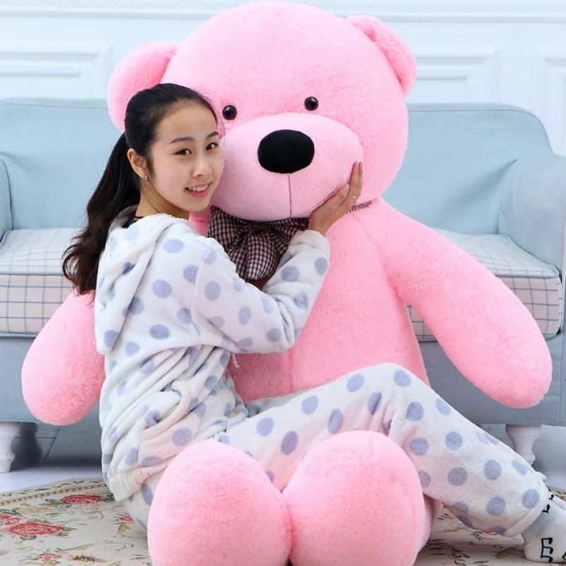 

220cm large teddy bear giant big plush toys Life size teddy bear stuffed animals Children soft peluches Birthday gift