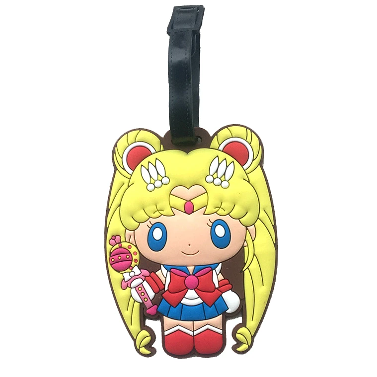 sailor moon luggage tag