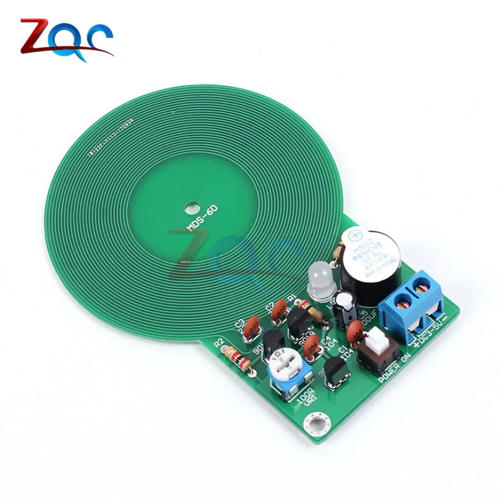 Diy Kit Metal Detector Kit Electronic Kit Dc 3v 5v 60mm Non Contact Sensor Board Module Electronic Part Metal Detector Diy Detector Metal Detector Detector Metalesdetector Board Aliexpress