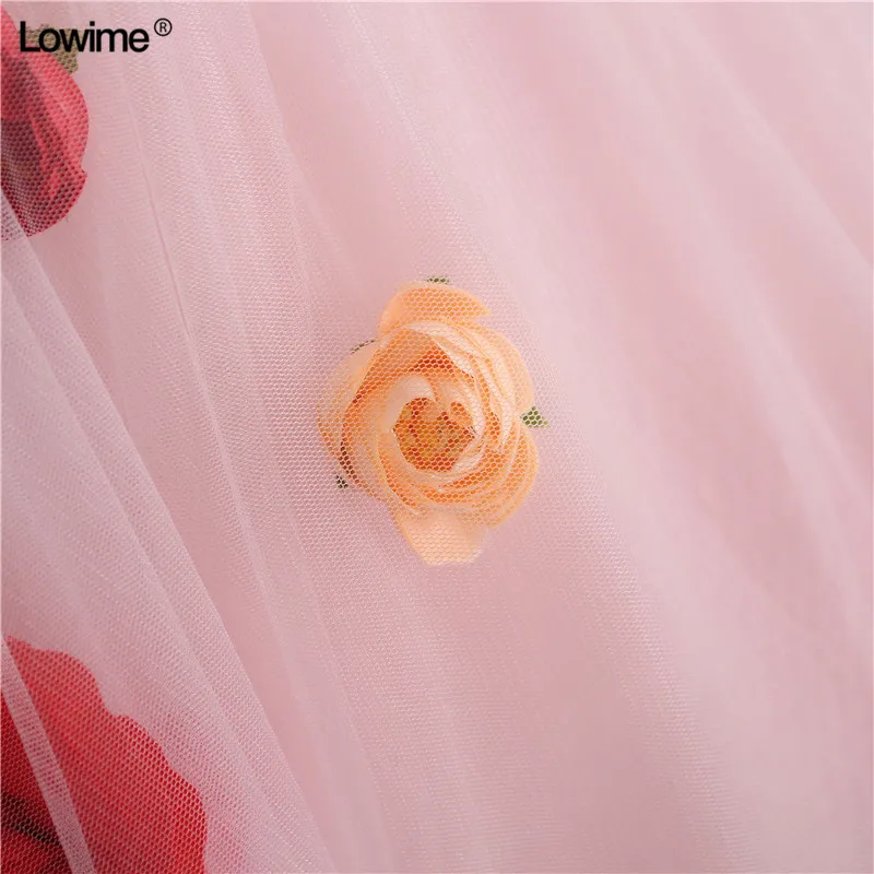 2018 New Arrival Scoop A Line Cocktial Dresses Handmade Flower Short vestidos Cocktail Dress (1)