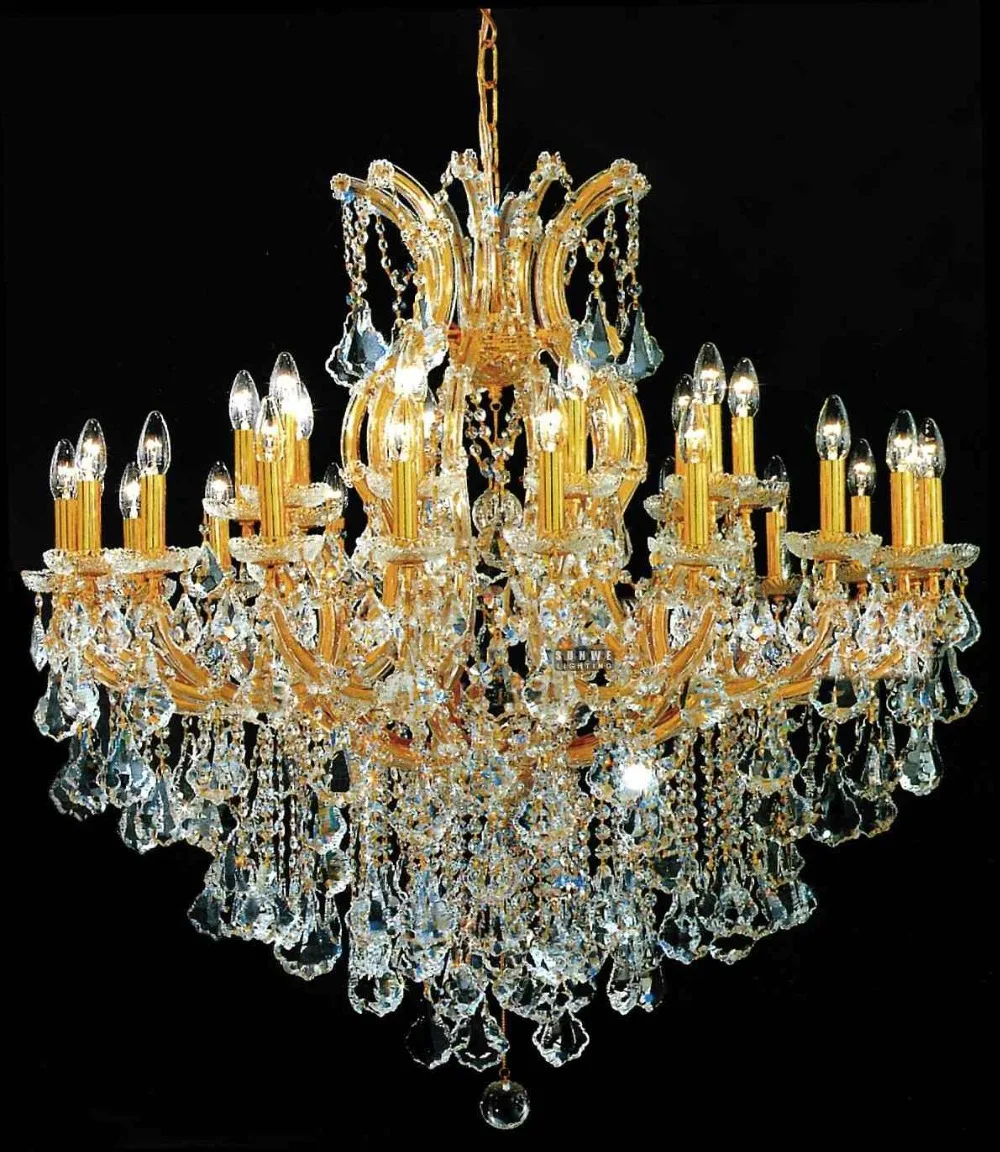 Chic gold chandelier lamp,crystal chandelier living room,chandeer crystals for sale,C9125,102cm
