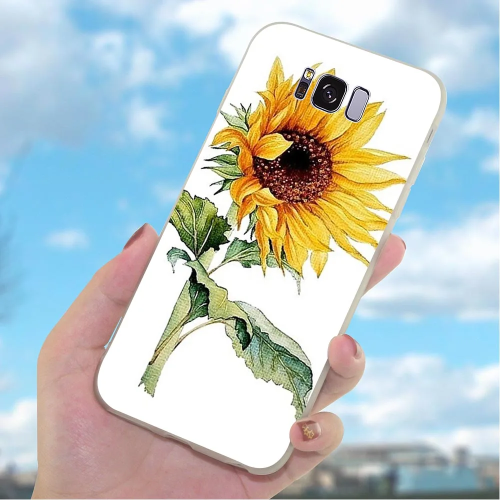 Мягкий ТПУ чехол для телефона Galaxy Samsung S8 Plus S9 M10 M20 M30 S7 Edge S6 S10 S10e Note 8 11 с принтом |