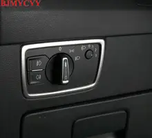BJMYCYY стайлинга автомобилей автомобильных фар Переключатель блестки регулировка фар световой короб для 2016 2017 2018 VW Passat B8