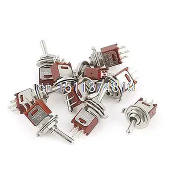 

10Pcs AC 250V 1.5A SPDT 3 Pin ON/OFF/ON Latching Control Toggle Switches