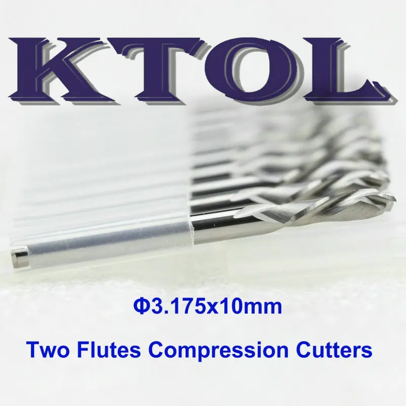 up down cutter 2 flute carbide end mills wood router bit_1