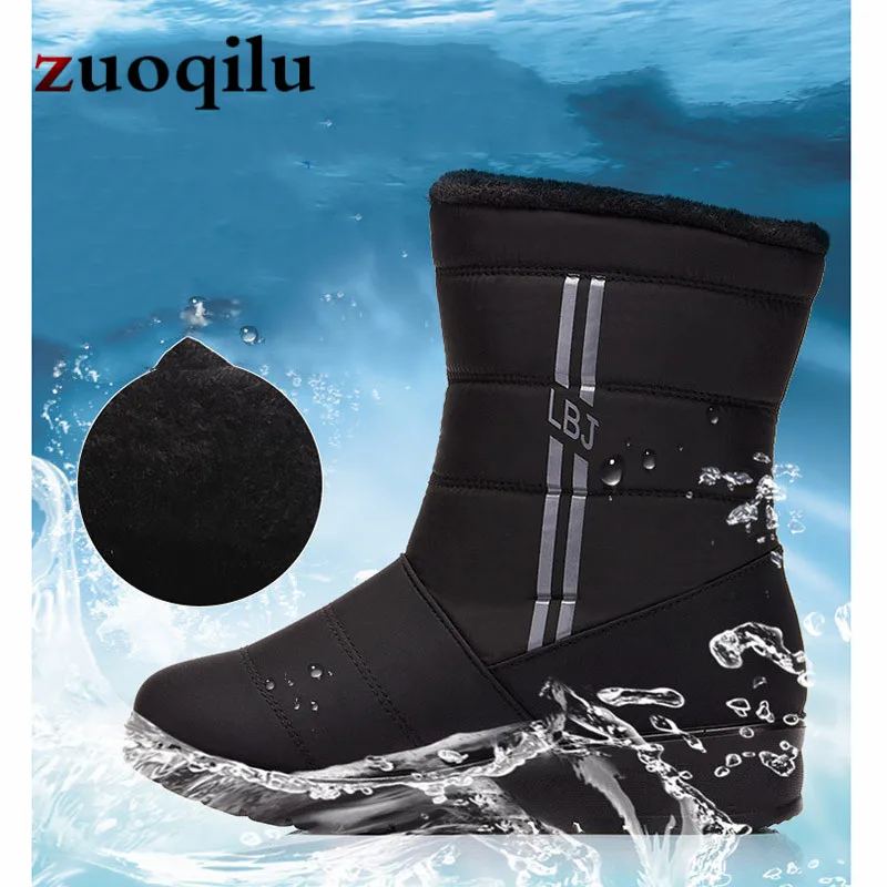 

winter women boots 2018 waterproof snow boots lightweight warm plus velvet women's boots