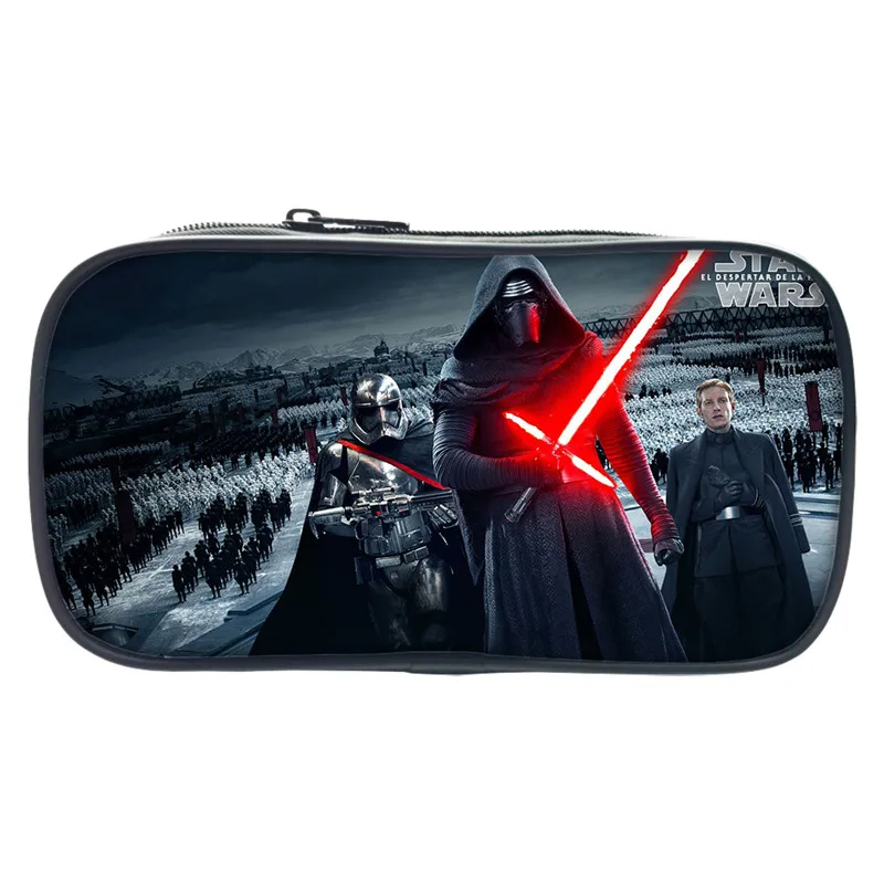 

2019 Star Wars Pencil Study Case 3D Printing Box For Children School Kids Study Bags Cool Make Up Bag Wallet Kids School Gifts