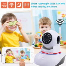 Home Wifi IP Camera wireless CCTV 720P HD motion sensor support Night Vision SD Card Video Compression Format H.264 Onvif 2.0