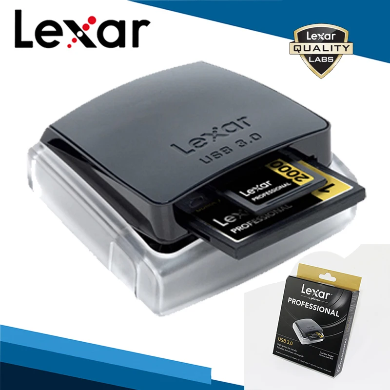 Lexar High Скорость 500 МБ/с./CF/SD/UHS-I UHS-II слот в Dual Usb 3,0 внутренний флеш-накопитель карта считывания кода для Windows 7/8 Mac OS X 10,6