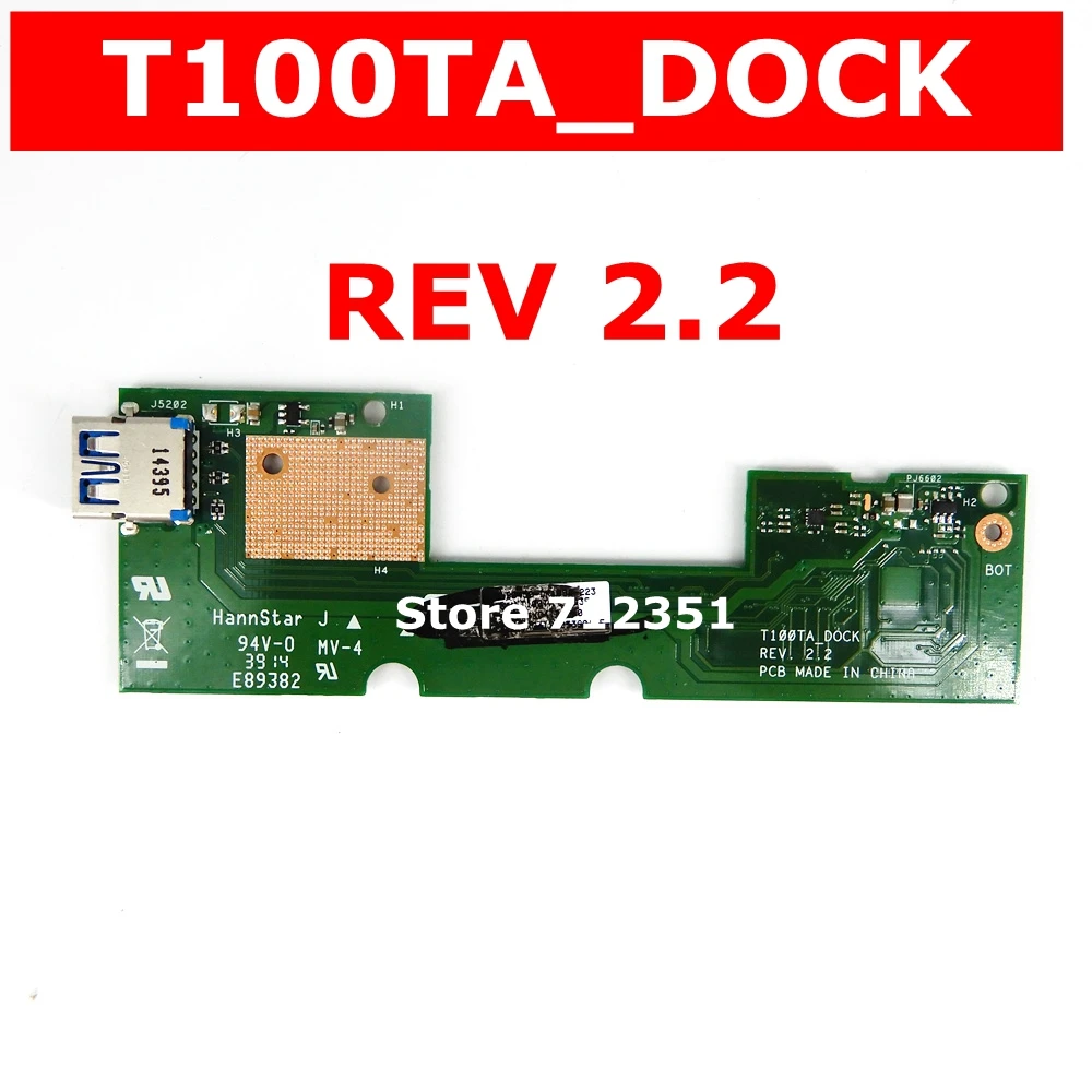 

T100TA DOCK_BOARD REV 2.0 For ASUS Tablet PC T100T T100TA laptop motherboard IO BOARD USB Connectors Port Board
