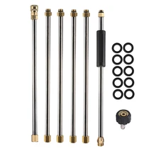 90 дюймов Универсальный палочка комплект губка для мытья автомобиля Давление шайба палочка удлинитель, система автоматического управления "Замена Ланс Мощность шайба Ланс 1/4 дюйма нить Qui