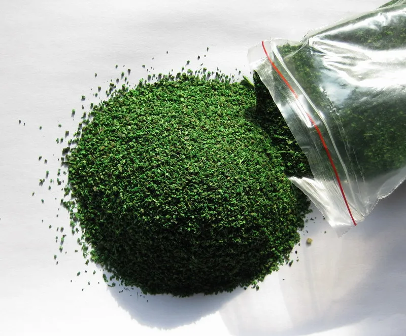 CL02 Green Grass Scatter Ground Cover Railway HO N model grass lawn in