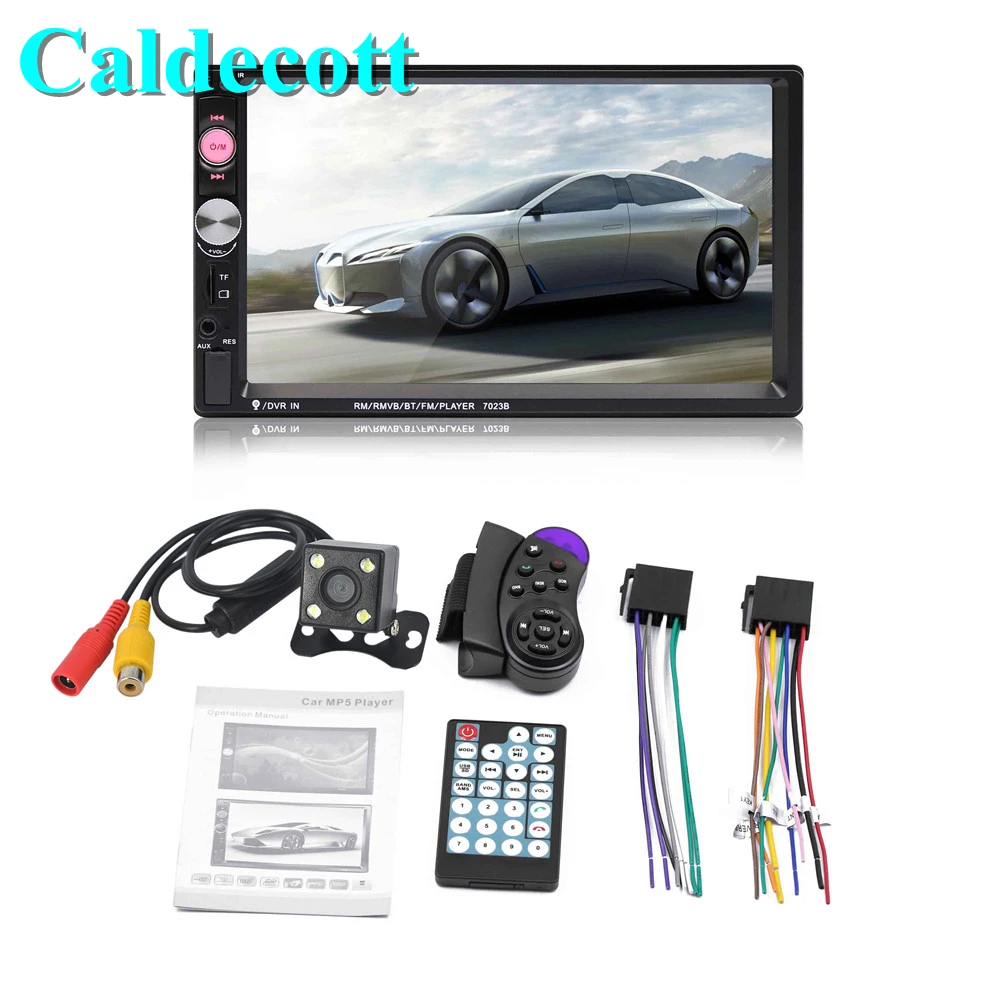 Caldecott автомобильный Android MP5 Зеркало Ссылка радио 2 Din Bluetooth мультимедийный плеер