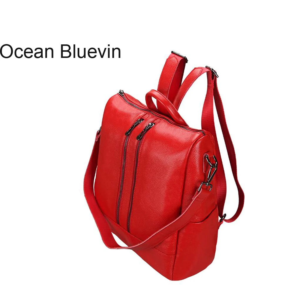 OCEAN BLUEVIN Ladies Shoulder Bag Leisure New Leather Diagonal Bag Women's Backpack Korea