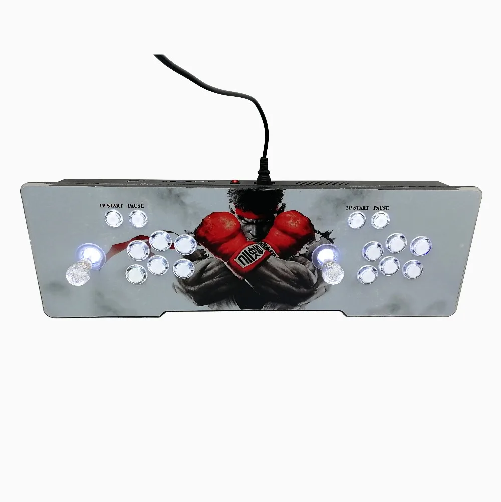 999/1299/1388 in 1 game station with LED lights game controller console Pandora box 5s/6s for amuzement 999/1299/1388 in 1 game station with LED lights game controller console Pandora box 5s/6s for amuzement