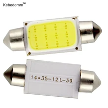 10 шт. 31 мм 36 мм 39 мм 41 мм COB авто интерьер led гирлянда чтения светильник карта купольный светильник двери огни номерного знака Лампы