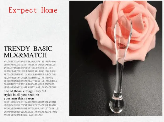 Высококачественная прозрачная PS пластиковая Косметическая шпатель маска ложка