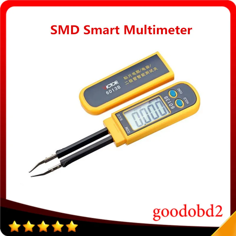 

VC6013B SMD Smart Multimeter Diode Capacitance Resistance Tweezers Mete
