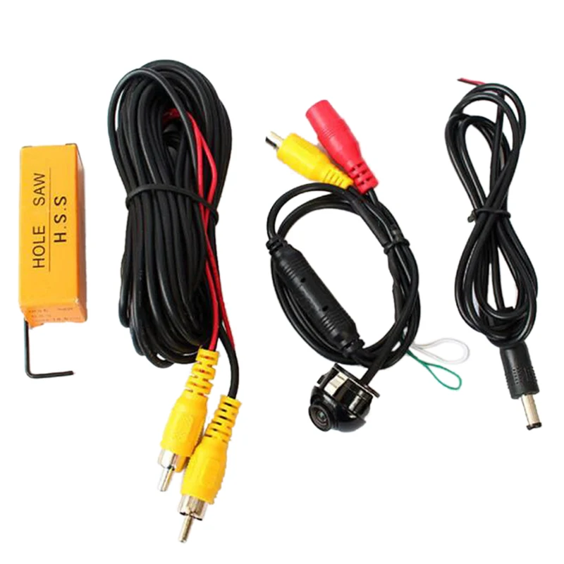 

Mini CCD Night Vision 360 Degree Car Rear Front Side View Backup Camera With Mirror Image Conversion Lines