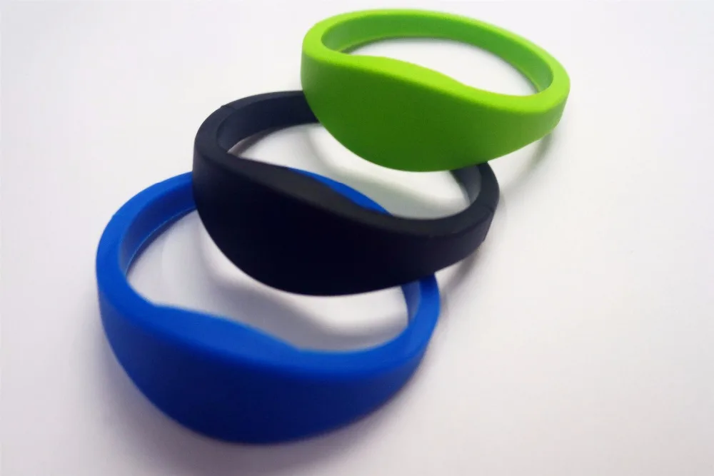 10pcs/lot Swimming Pool RFID 125khz Silicone Wristband Waterproof Fitness Wristband Proximity